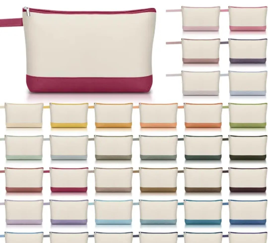 26 cm Canvas Cosmetic Bag