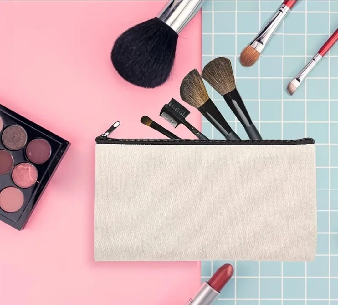 21 cm Canvas Cosmetic Bag